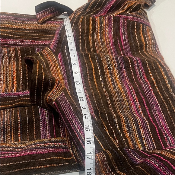 Etcetera Tweed Multicolor Striped Jacket. Preloved - Picture 10 of 13